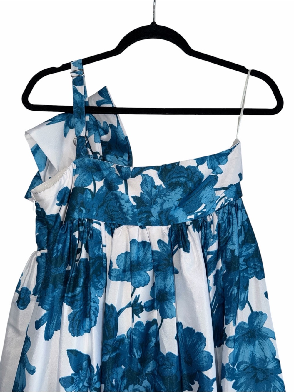 Anthropologie ATSU Blue Floral White Sundress with Bow Detail size XS NWT - Picture 8 of 12